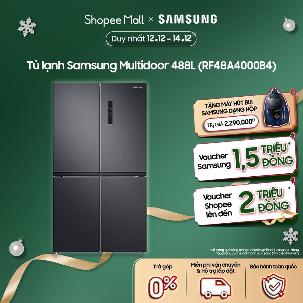 Tủ lạnh Samsung Multidoor 488L RF48A4000B4