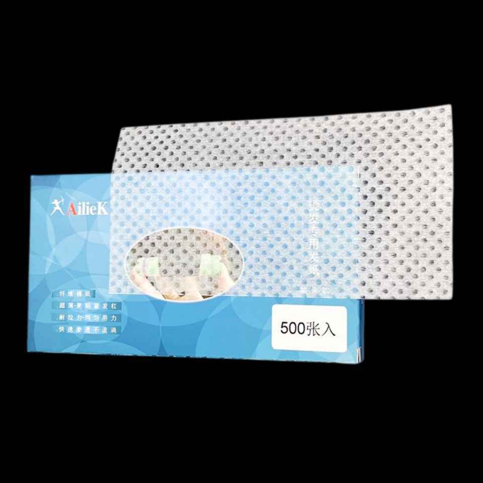 Giấy uốn nóng mỏng dạng lỗ hộp xanh - uốn lạnh đa năng AilieK