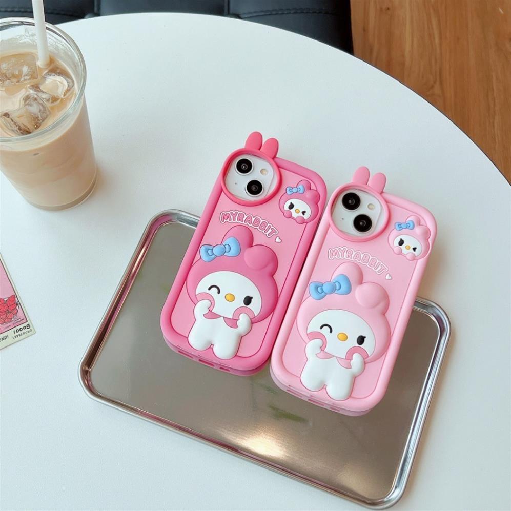Ốp lưng iphone hoạ tiết Thỏ Melody siêu xynh 6plus/6splus/7plus/8plus/x/xs/xsmax/11/12/13/14/15/pro/max/plus/promax