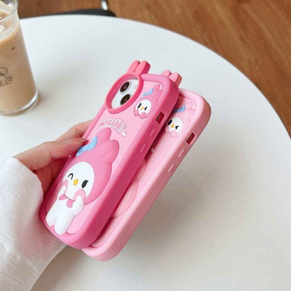 Ốp lưng iphone hoạ tiết Thỏ Melody siêu xynh 6plus/6splus/7plus/8plus/x/xs/xsmax/11/12/13/14/15/pro/max/plus/promax