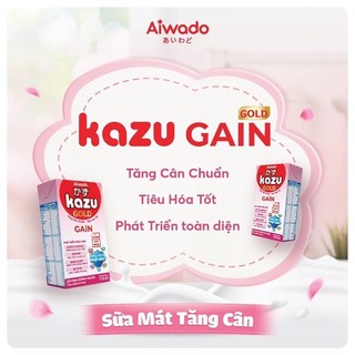 Combo 2thùng sữa kazu gold gain pha sẵn 110ml, date mới nhất