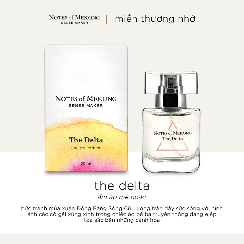 [24.12 - 25.12 - MUA NHẬN QUÀ 0Đ] Nước hoa unisex Notes of Mekong - The Delta EDP 30ml