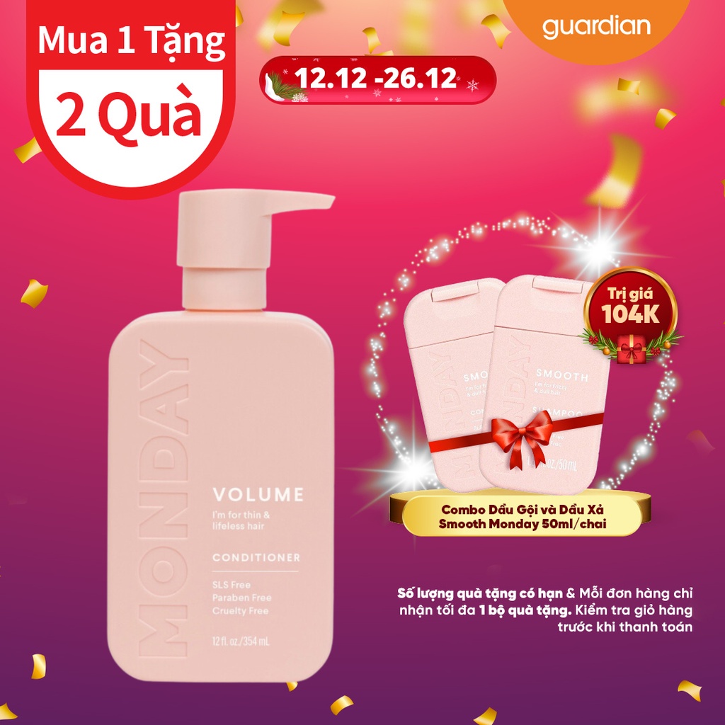 Dầu Xả Monday Volume Dành Cho Tóc Mỏng Và Yếu 354ml
