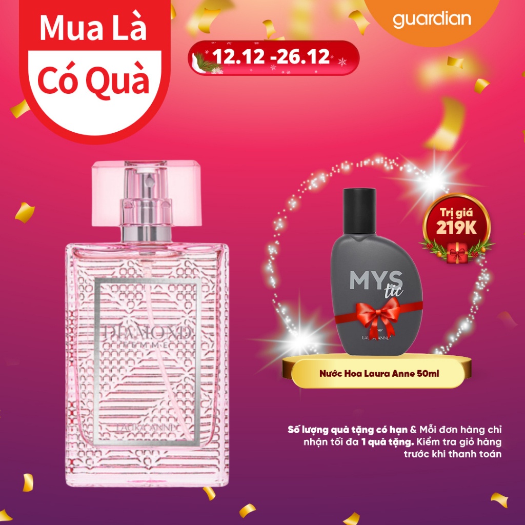 LAURA ANNE Nước Hoa Nữ Diamond Femme Pink Laura Anne 45Ml