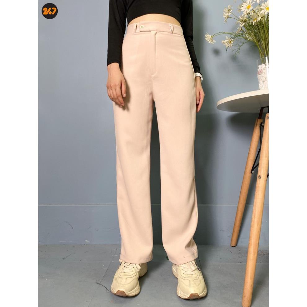 Quần ống rộng lưng cao kiều Hàn Quốc Q17 hot