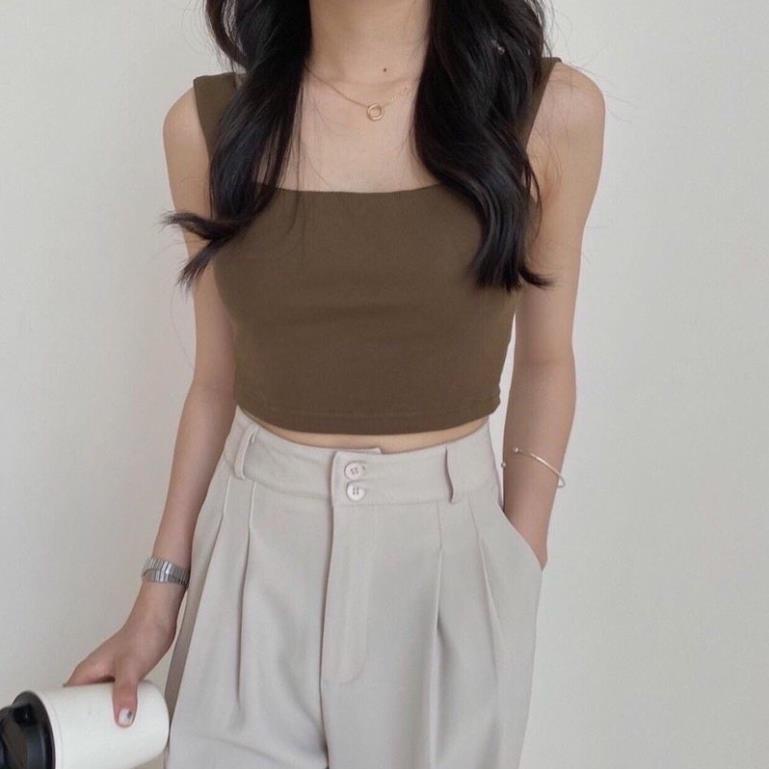 Áo khoác hoodie kéo khoá croptop basic Ahothoacni A17 màu trẻ trung, cá tính, phối đồ hợp nhiều outfit hot