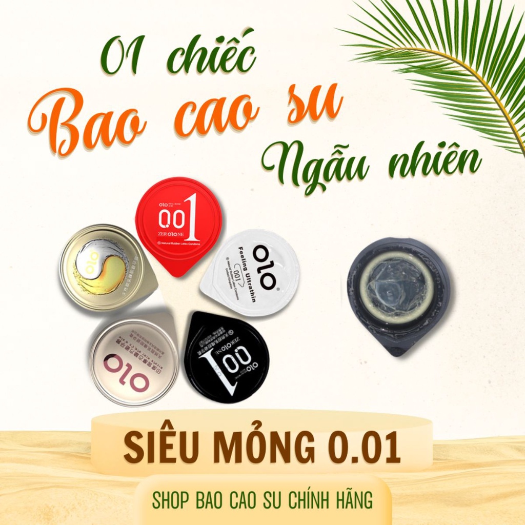 Bao cao su Juncai 001 siêu mỏng (bcs nhiều gel bôi trơn kéo dài thời gian)