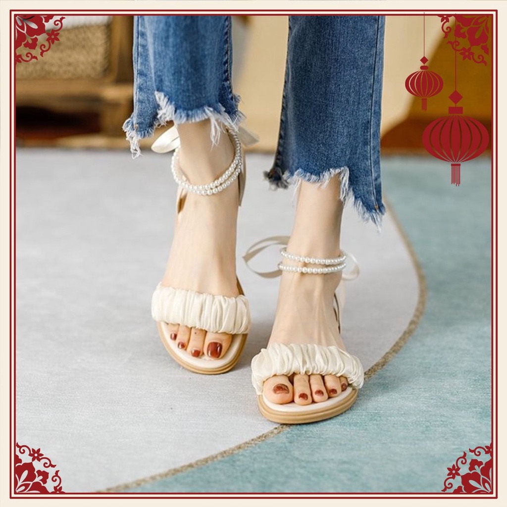 Giày sandal Size 35-43 mã LTS61 cao 2p phong cách trẻ trung