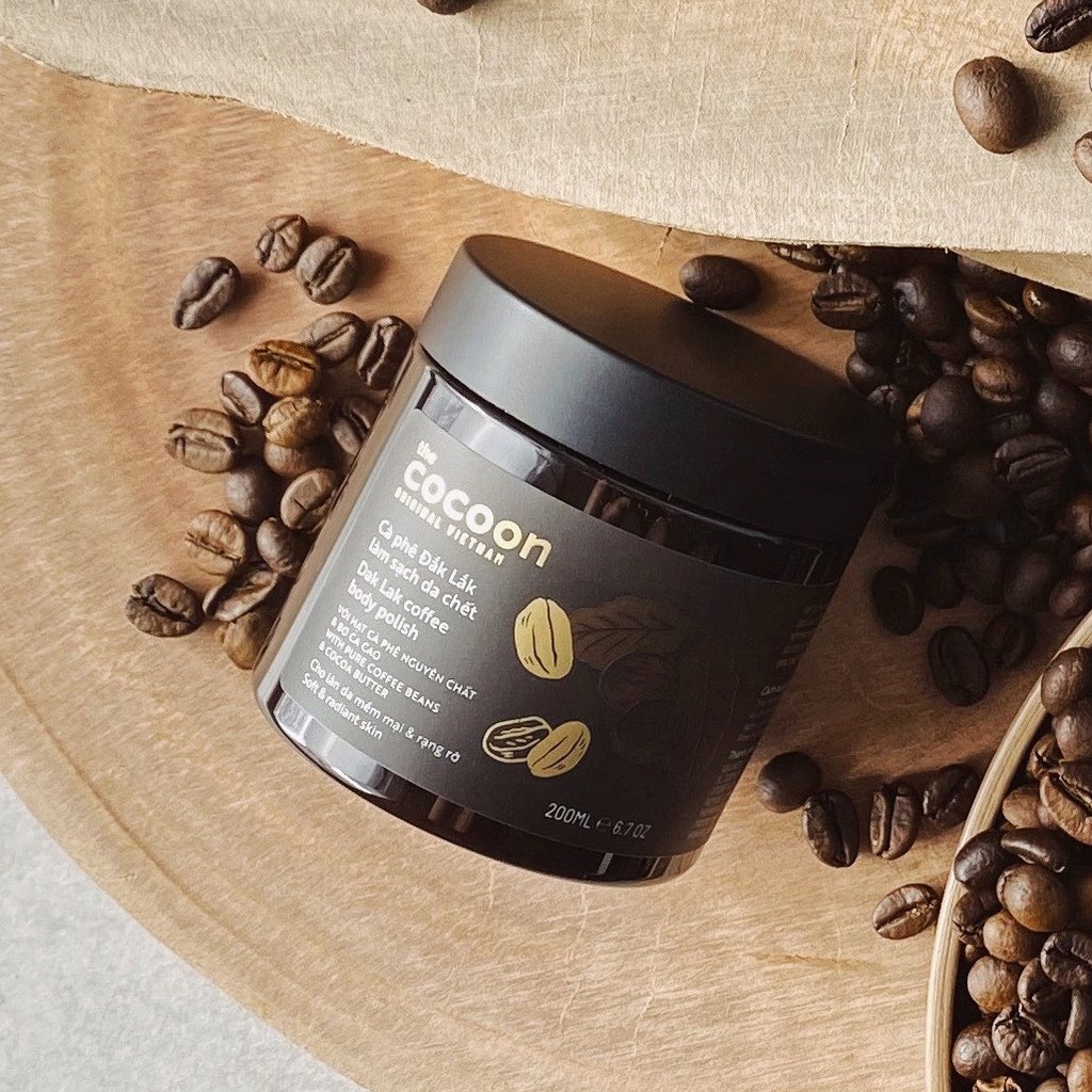 Cà phê Đắk lắk làm sạch da chết Cocoon 200ml