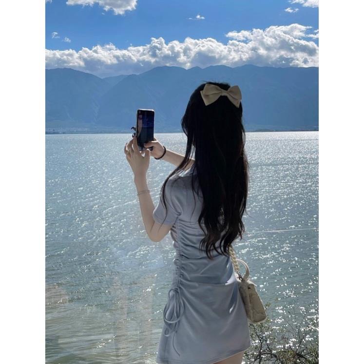 HOT Đầm Polo Body Dây Rút Hông Cộc Tay Dáng Ôm 3 Màu VA02 hot