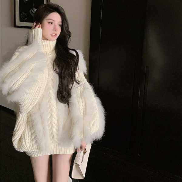 Áo sweater Dệt Kim Dáng Rộng Thời Trang Thu Đông 2023