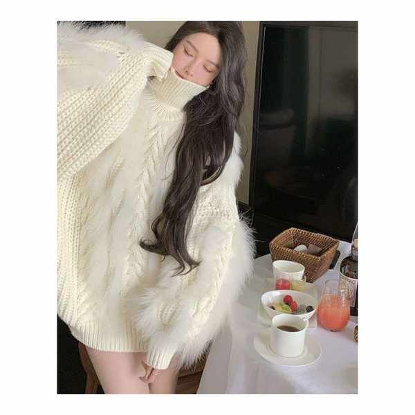Áo sweater Dệt Kim Dáng Rộng Thời Trang Thu Đông 2023