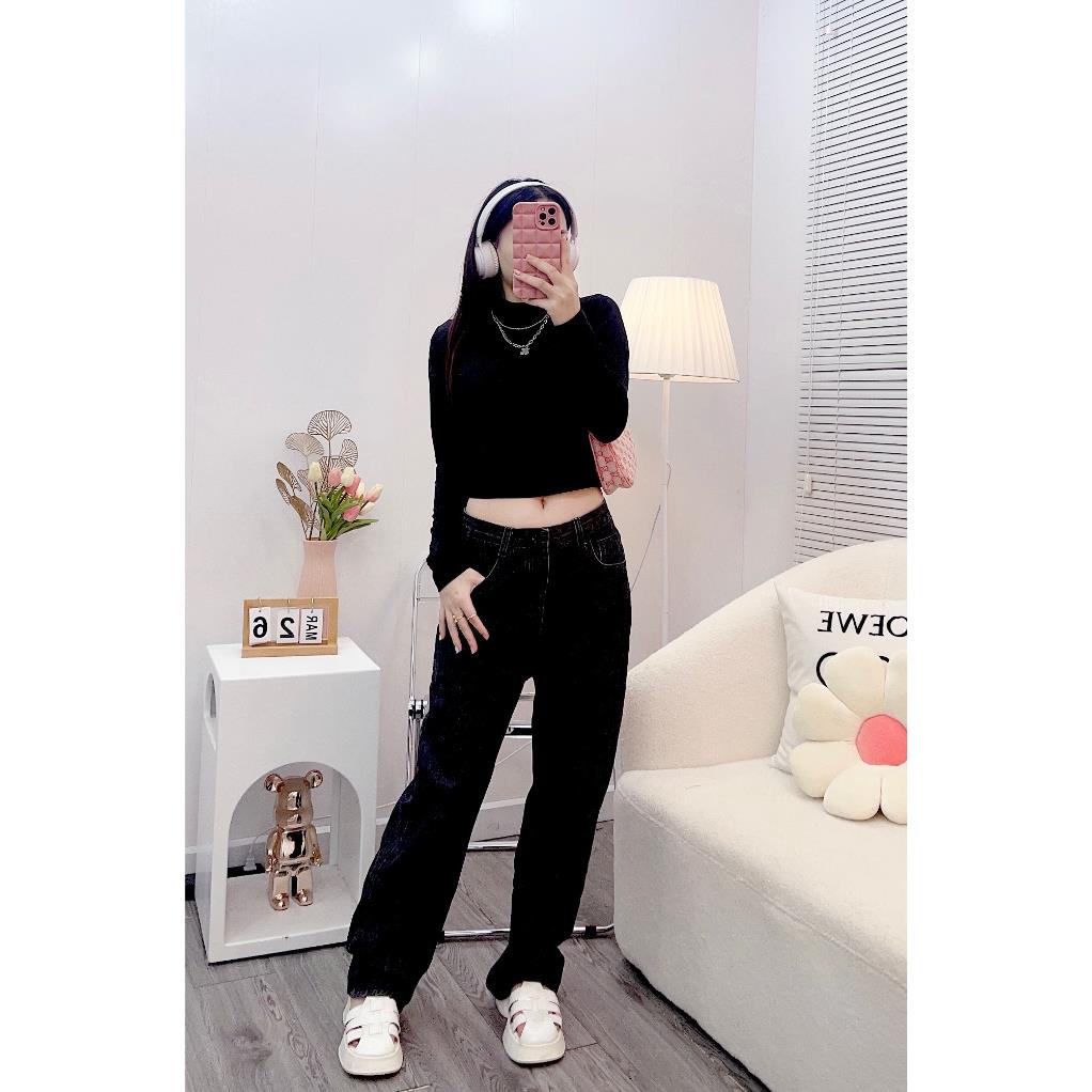 TT Áo giữ nhiệt, Áo giữ nhiệt nữ croptop có lớp lót lông dày mềm mịn phong cách thời trang cá tính A02 TT