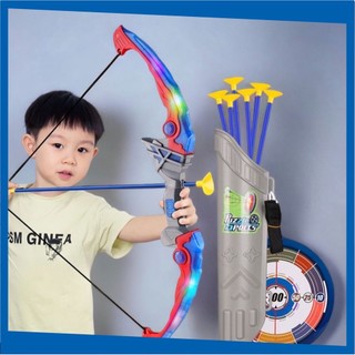 Đồ chơi bắn cung tên - cung nhựacó đầu hít bằng cao su mềm an toàn cho trẻ em