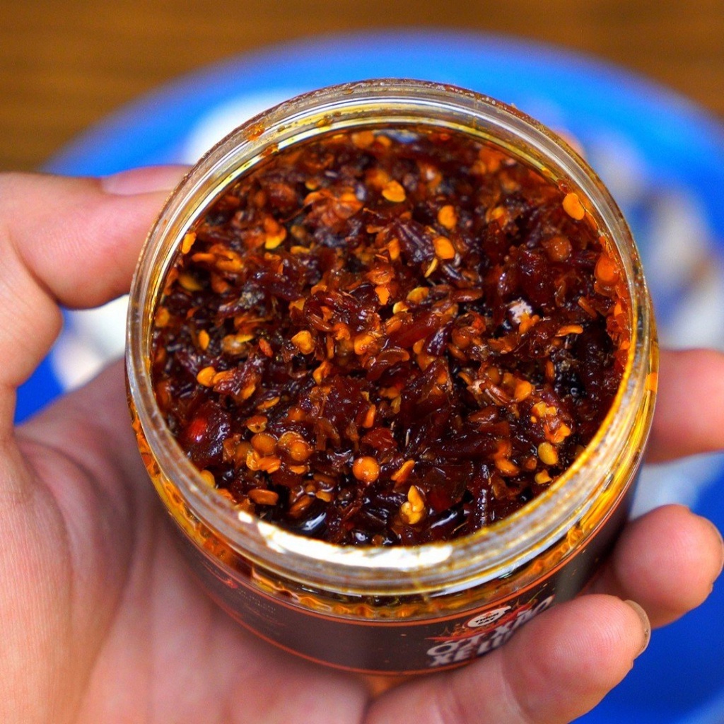 Ớt xào xé lưỡi Thích Cay 150g đa dụng cho các tín đồ mê ăn cay, dùng trong nhiều món ăn hàng ngày