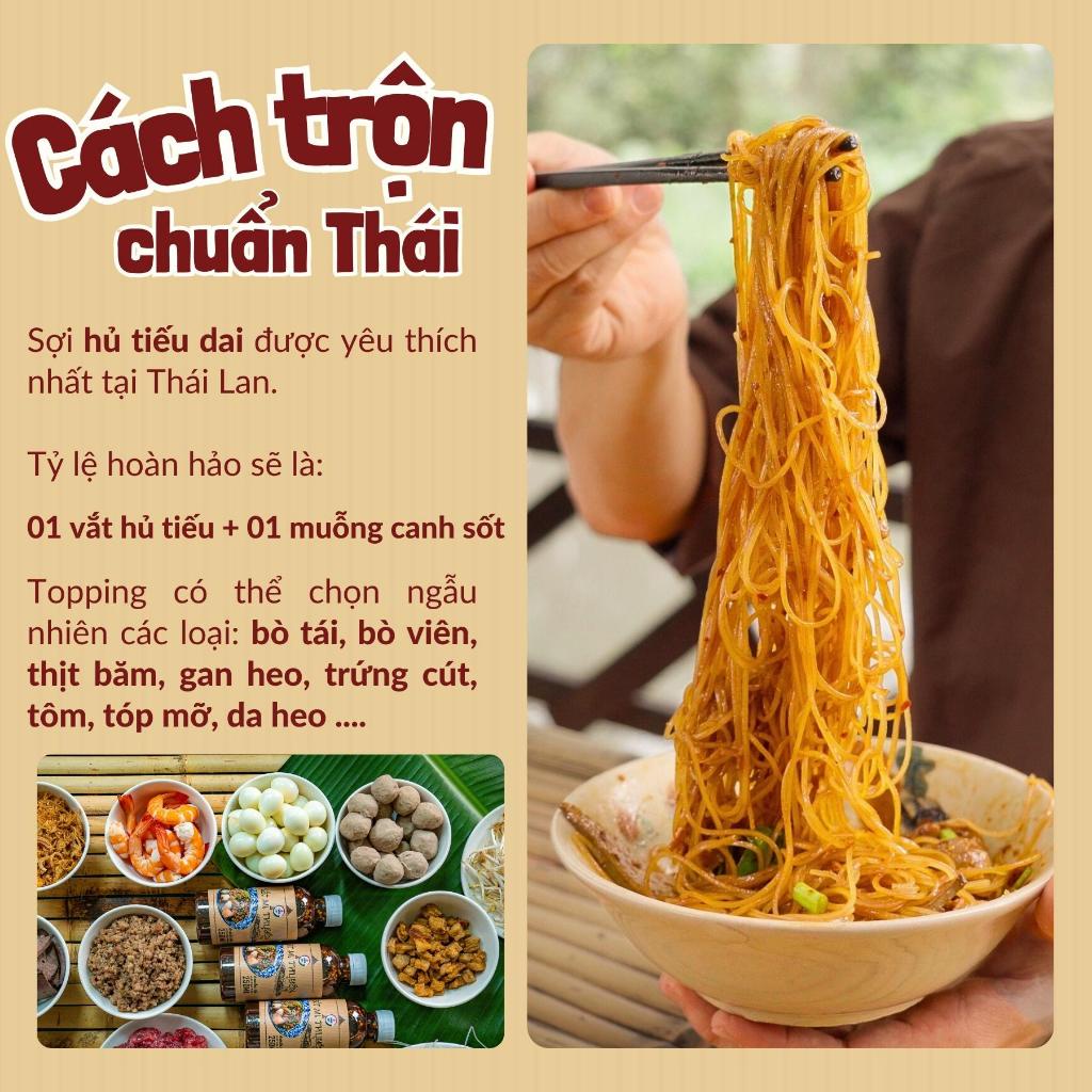 Sốt mì thuyền boat noodles Thích Cay 250ml, nước trộn đậm đà, chuẩn vị Thái
