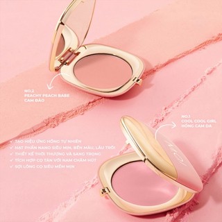 Phấn má hồng m.o.i phiên bản giới hạn no.1 cool cool girl - hồng cam da - m28