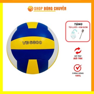 Bóng chuyền thăng long 6800 chất liệu da pu hàn quốc tặng kèm túi lưới đựng bóng và kim bơm tiêu chuẩn