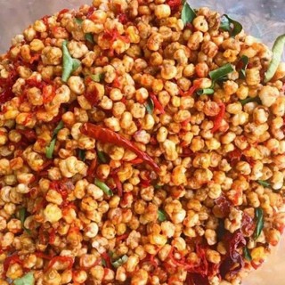 500G Ngô Cay Khô Bò Lá Chanh, Snack Bắp Sấy Khô Bò, Thịt Bò Khô Bắp Chiên Giòn, đồ ăn vặt, ăn vặt ngon hot Bánh Tráng FO
