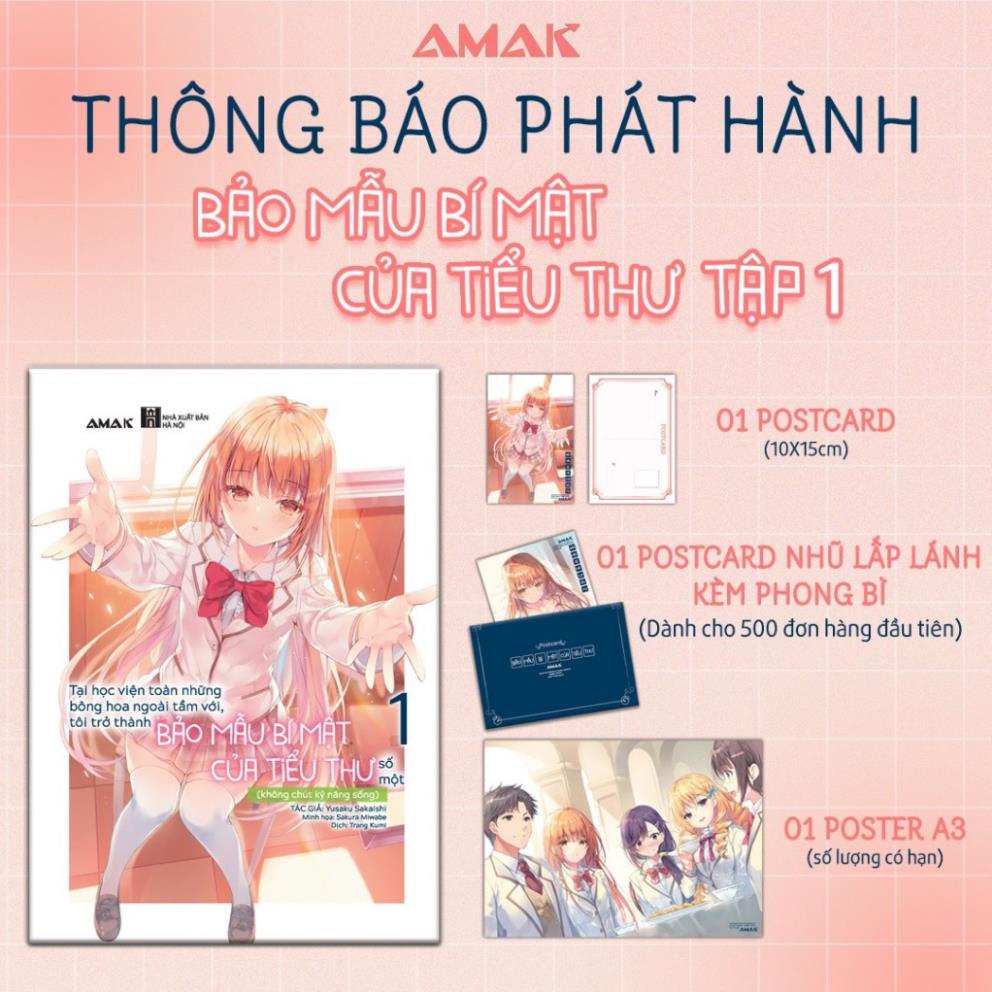 Sách -  Bảo mẫu bí mật của tiểu thư - Amak