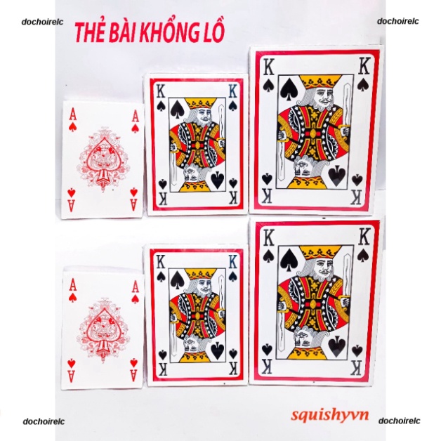 (10 LOẠI) Bộ Bài Tây Bài Poker to lớn A4 Bộ bài tây/ bài poker kích tấc lớn,cỡ lớn, loại to THẻ bài 