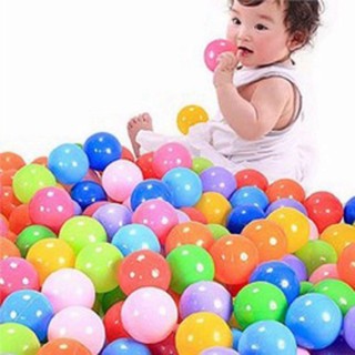 100 Qủa Bóng nhựa Việt Nam 5,5cm nhựa HDPE an toàn, bóng nhựa căng dày không mùi an toàn cho bé