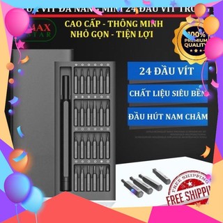 Bộ tô vít đa năng mini 24 đầu, Tua vít Đa năng cao cấp siêu bền Tô vít sửa điện thoại. BH 3 tháng