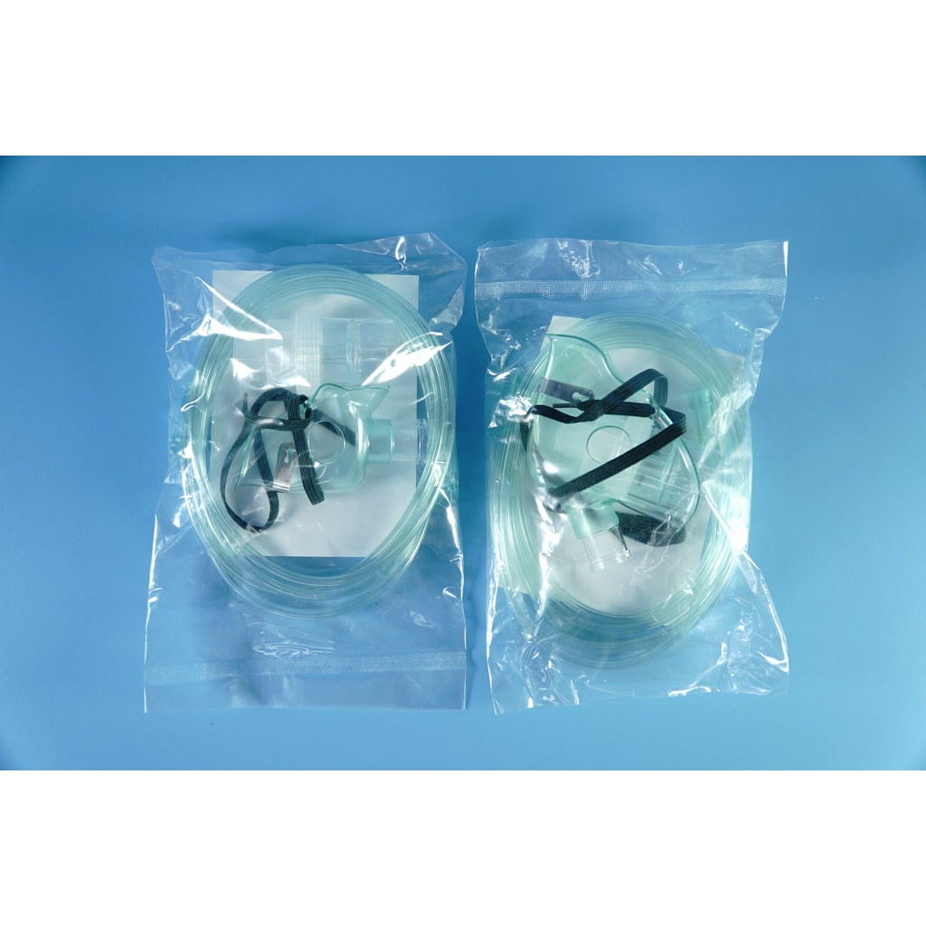 Bộ phụ kiện xông khí dung mặt nạ, dây khí, bầu xông hiệu Sintrue - Xanh lá nhạt