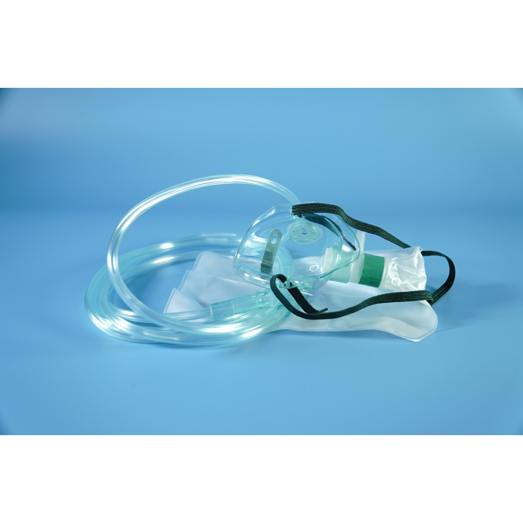 Bộ phụ kiện thở Oxy mặt nạ thở, dây khí, túi oxy hiệu Sintrue - Xanh lá nhạt