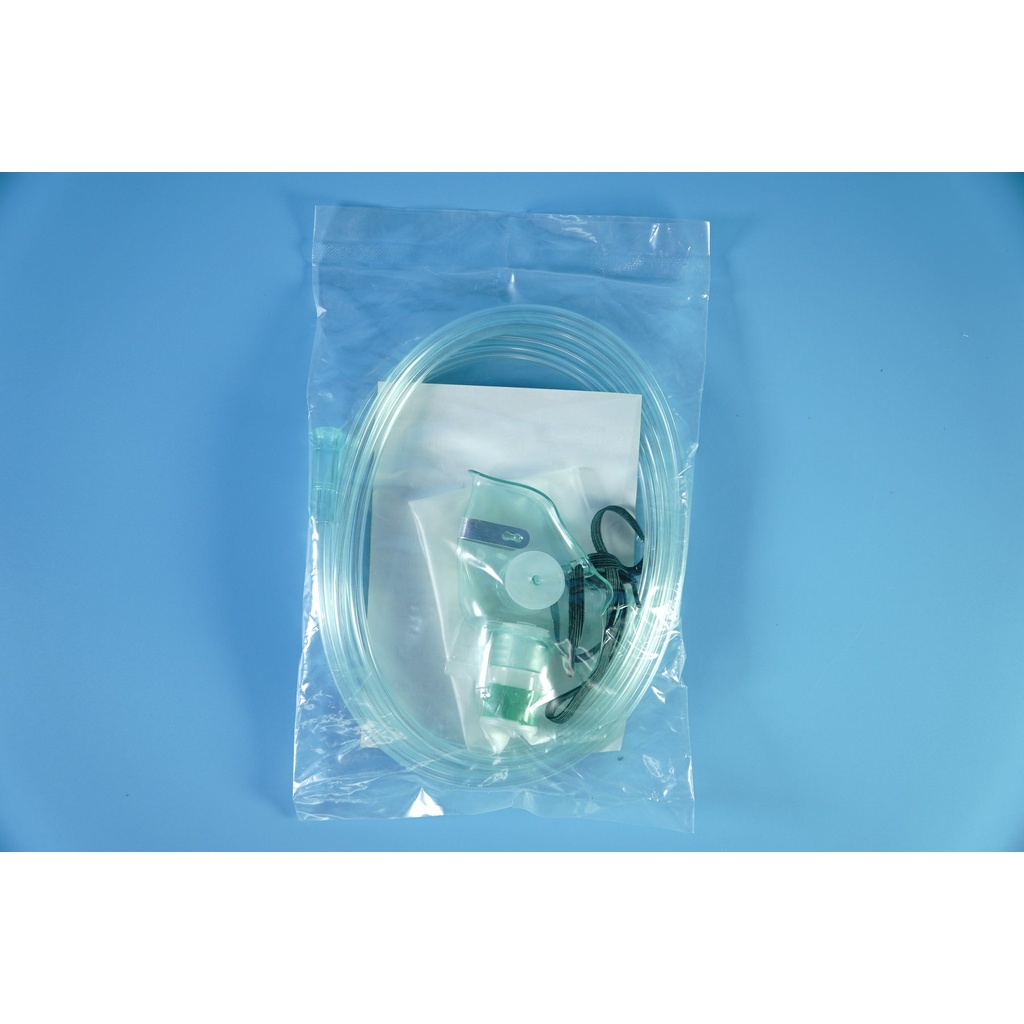 Bộ phụ kiện thở Oxy mặt nạ thở, dây khí, túi oxy hiệu Sintrue - Xanh lá nhạt