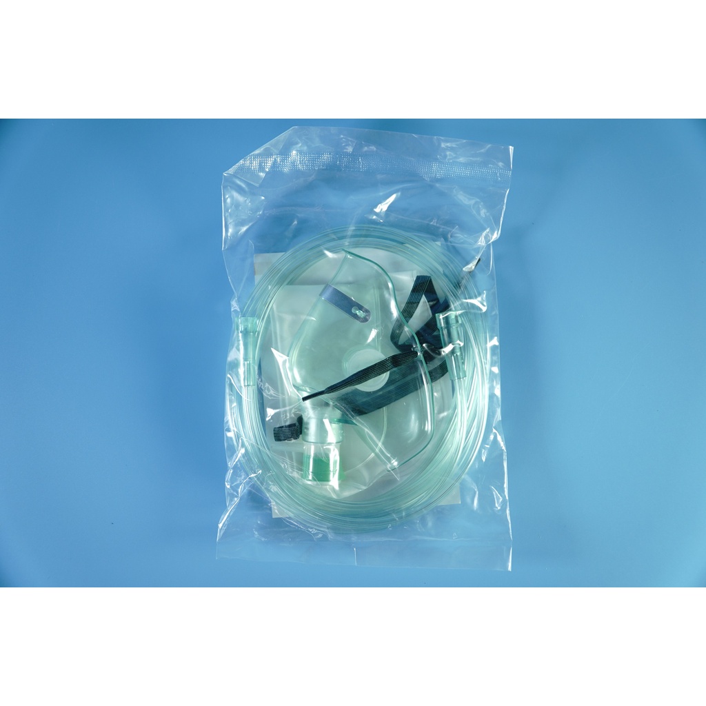 Bộ phụ kiện thở Oxy mặt nạ thở, dây khí, túi oxy hiệu Sintrue - Xanh lá nhạt