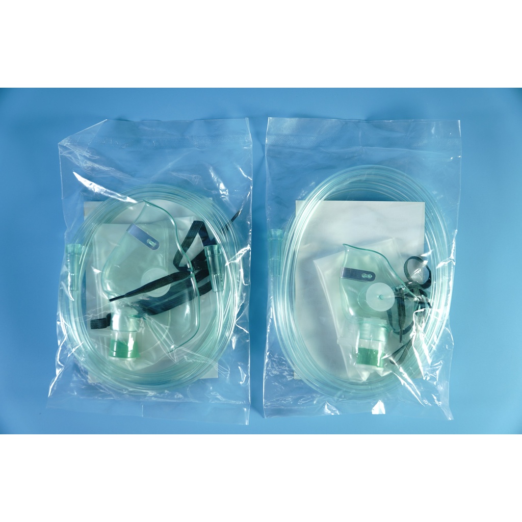 Bộ phụ kiện thở Oxy mặt nạ thở, dây khí, túi oxy hiệu Sintrue - Xanh lá nhạt