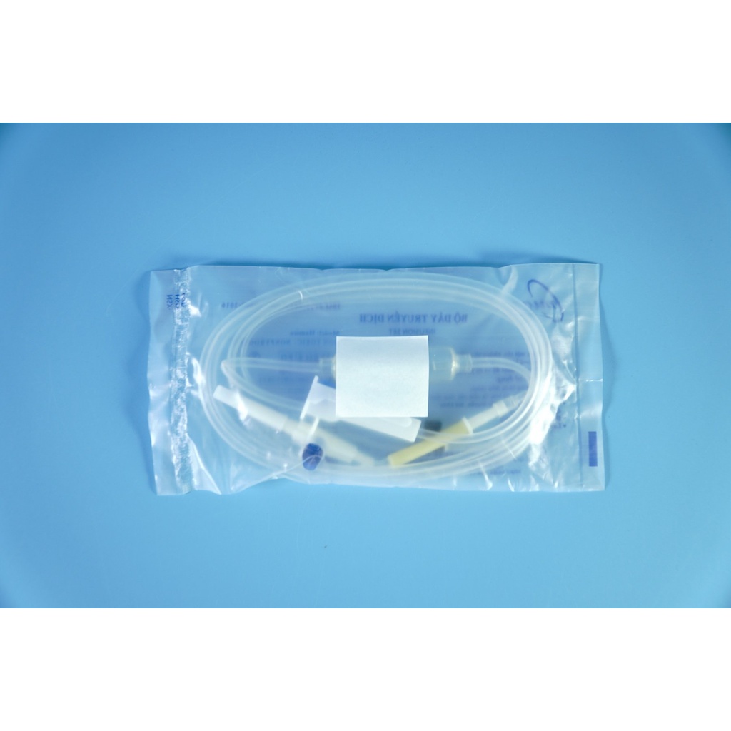 Bộ dây truyền dịch OMIGA khử trùng, có màng lọc - 20 giọt/ml