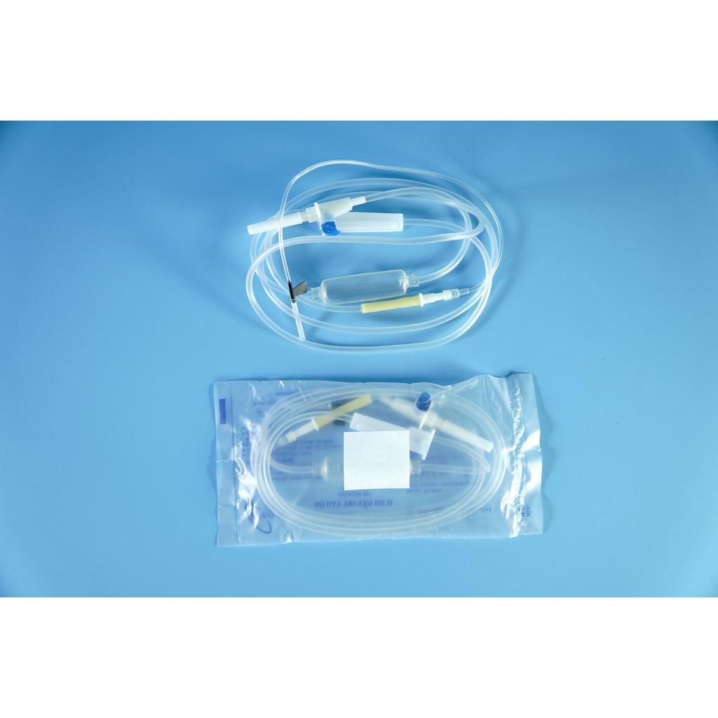 Bộ dây truyền dịch OMIGA khử trùng, có màng lọc - 20 giọt/ml