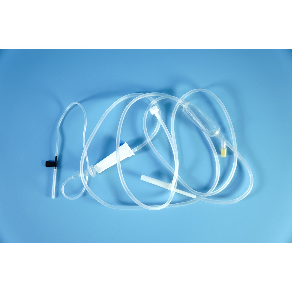 Bộ dây truyền dịch Greetmed khử trùng, có màng lọc - 20 giọt/ml