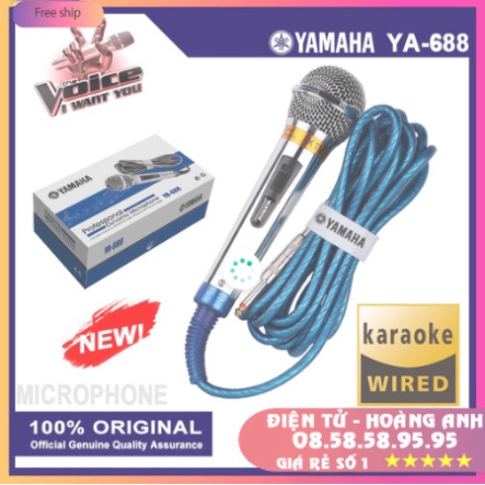 Micro karaoke có dây JBL 68s. Thiết kế cao cấp màu đen + vàng đồng sang trọng lịch lãm, độ bền chắc ZL.08.58.58.95.95 .