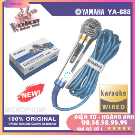 Micro karaoke có dây JBL 68s. Thiết kế cao cấp màu đen + vàng đồng sang trọng lịch lãm, độ bền chắc ZL.08.58.58.95.95 .