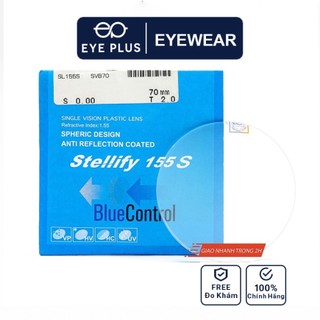 Mắt kính cận nam nữ EYE PLUS Hoya Blue chính hãng chống lóa, ánh sáng xanh và tia uv