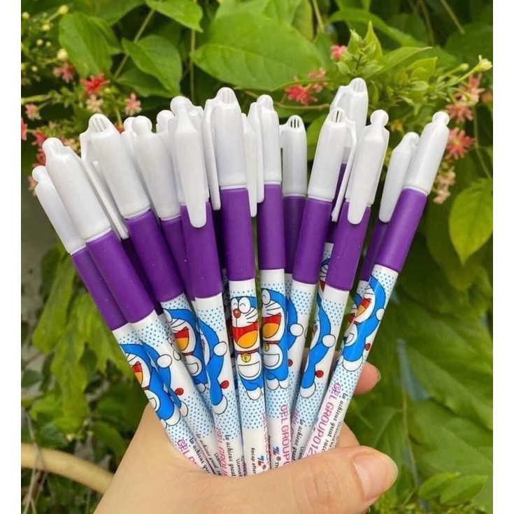SỈ 20 BÚT MỰC NƯỚC THIÊN LONG DORAEMON NÉT 0.5mm.(HÀNG CÔNG TY) MÀU XANH, ĐEN, TÍM