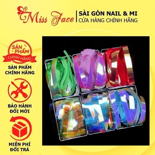 Hộp Giấy thuỷ tinh - Giấy thuỷ tinh siêu sáng - lấp lánh - phản Quang cực xinhh - phụ kiện trang trí design nail