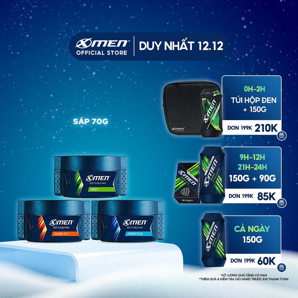 Sáp tạo kiểu tóc Xmen 70g