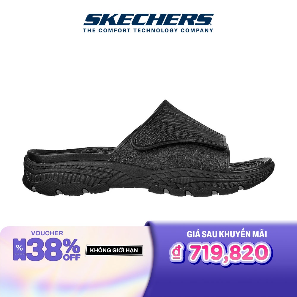 Skechers Nam Dép Quai Ngang Đi Học, Đi Làm Foamies Creston Ultra - 243091-BBK