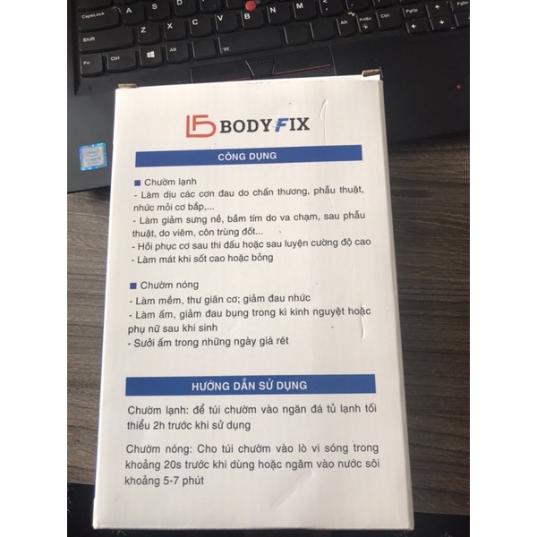 Túi chườm gel nóng lạnh đa năng BODYFIX chính hãng  - bản tiếng việt