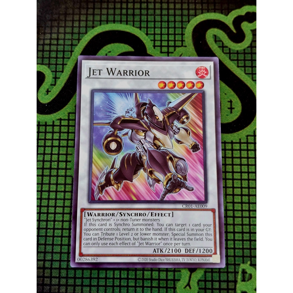 Thẻ Bài Yugioh Monster Jet Warrior  CR01-AE009
