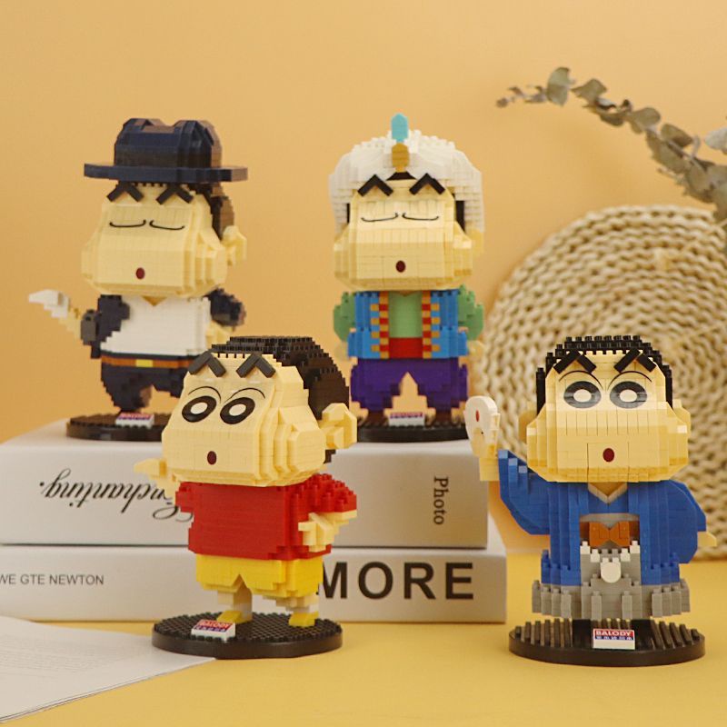Đồ Chơi Lắp Ráp Hình Cậu Bé Bút Chì shin-chan Độc Đáo