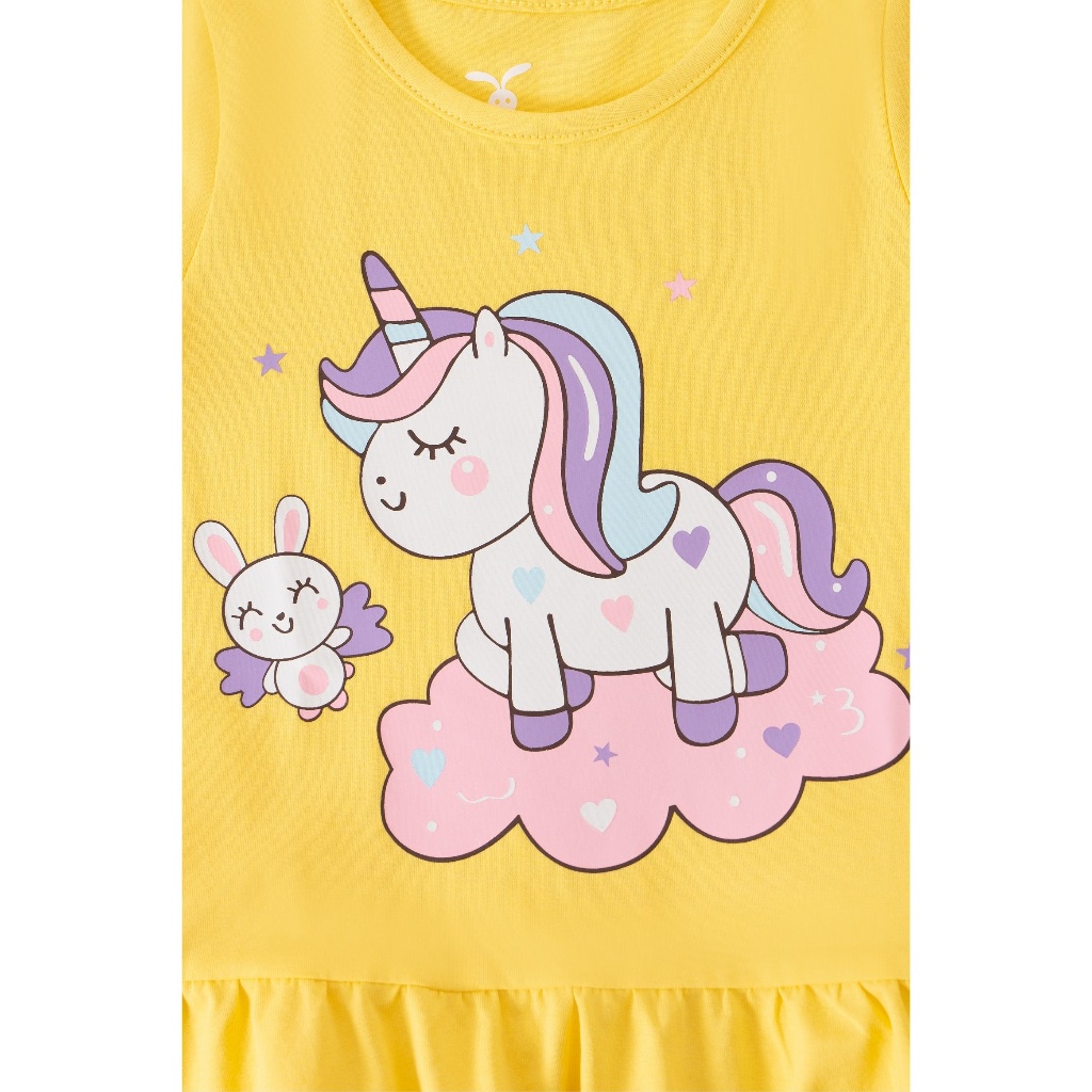 Váy bé gái đầm pony cho bé gái váy ngựa pony đuôi cá cotton mềm mịn đầm mùa hè đi học cho bé 93043