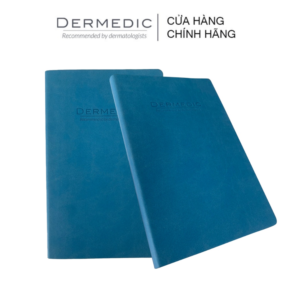 [HÀNG TẶNG - KHÔNG BÁN] Sổ tay Notebook màu xanh Dermedic