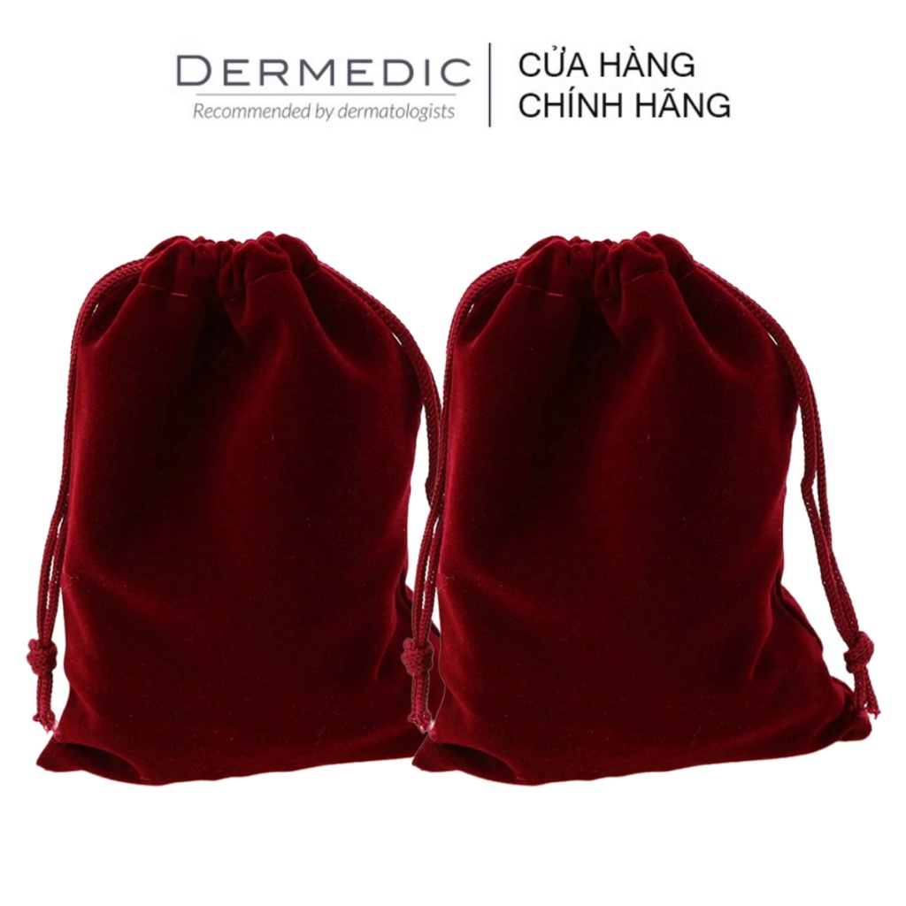 [HÀNG TẶNG - KHÔNG BÁN] Túi vải Skinclinic Velvet Christmas Pouch - Dermedic