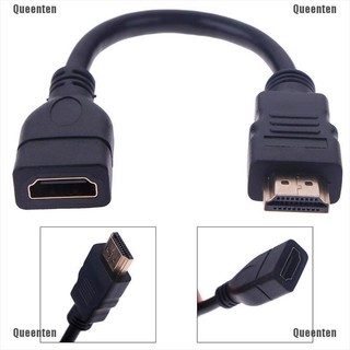 Đường dây nối dài hdmi đầu cắm hdmi sang lỗ cắm 10cm, dây 1 đầu dương, 1 đầu âm,, cáp nối hdmi chuẩn hd