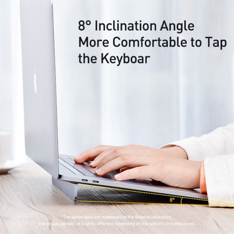 Giá Đỡ Laptop Baseus Zhichi Làm Từ Hợp Kim Có Thể Gập Gọn Dành Cho Macbook Pro Air 12-17 Inch - BANIECOM